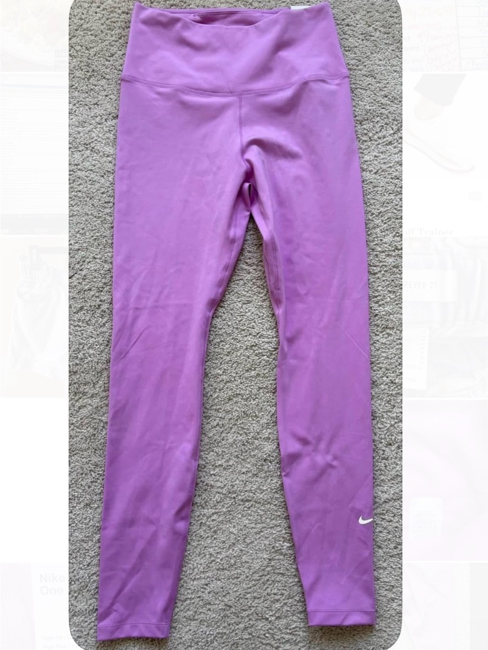 NWT Nike Women’s Dri Fit Leggings High Rise Tight Fit Size Medium